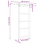 Skydedør Hvid 93 x 232 cm Massivt fyrretræ og glas
