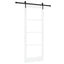 Skydedør ORKDAL Hvid 83 x 211 cm Massivt fyrretræ og glas