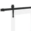 Skydedør ORKDAL Hvid 93 x 211 cm Massivt fyrretræ og glas