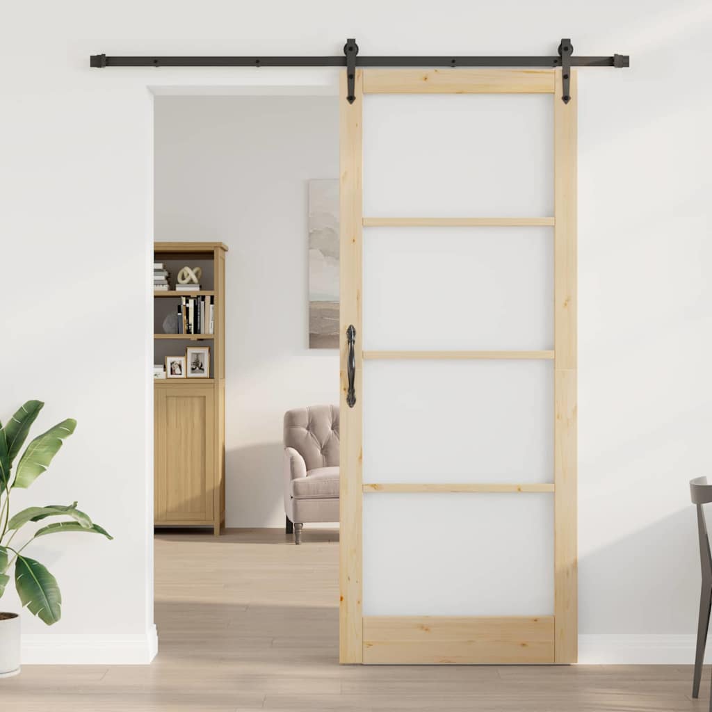 Skydedør ORKDAL Naturfarvet 93 x 232 cm