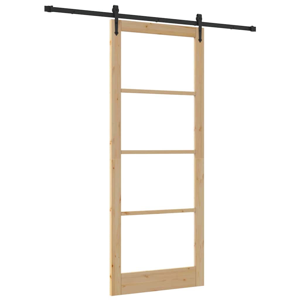 Skydedør ORKDAL Naturfarvet 93 x 232 cm