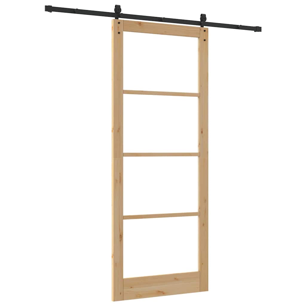 Skydedør ORKDAL Naturfarvet 93 x 232 cm