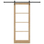 Skydedør ORKDAL Naturfarvet 93 x 232 cm