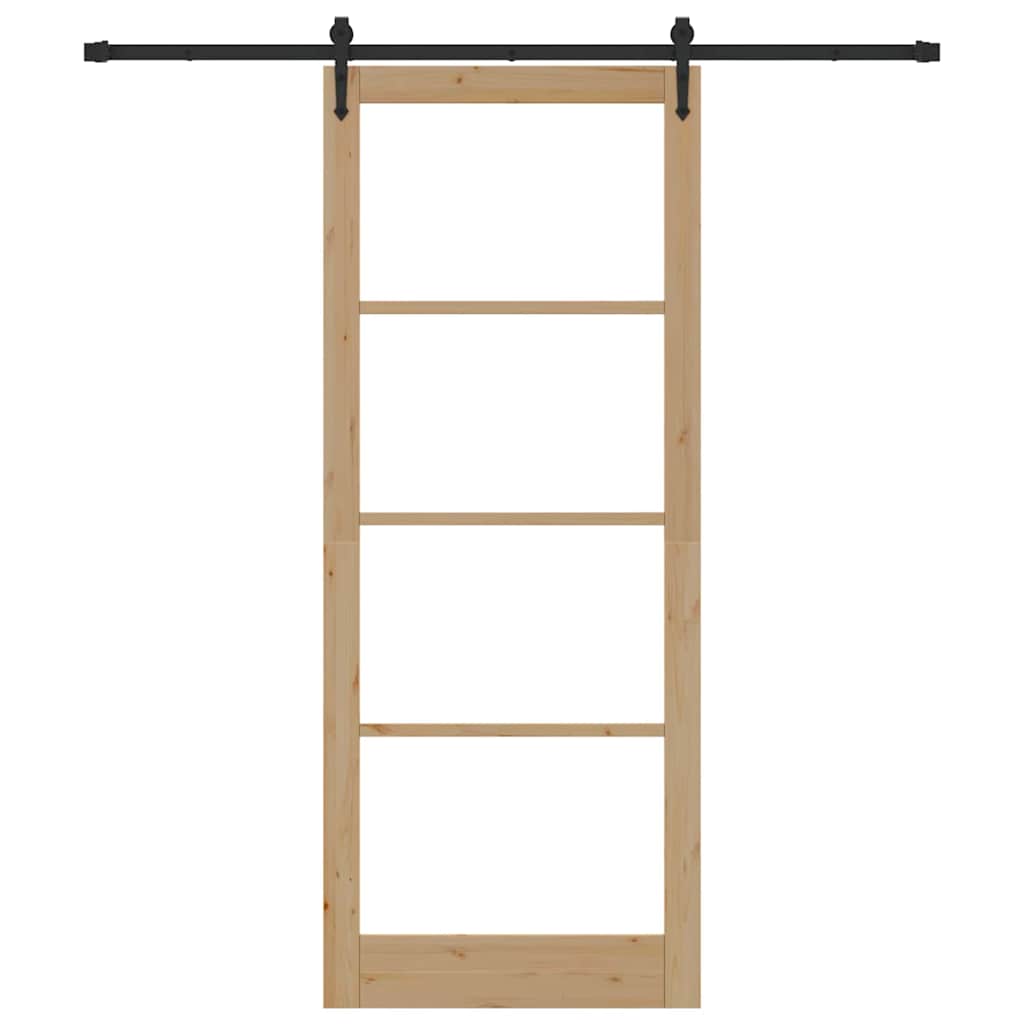 Skydedør ORKDAL Naturfarvet 93 x 232 cm