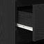 Sideboard med skuffe 2 pcs Sort 70 x 41 x 75 cm Konstrueret træ