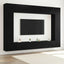 TV-møbelsæt 8 pcs Sort eg 100 x 30 x 30 cm Konstrueret træ