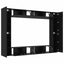 TV-møbelsæt 8 pcs Sort eg 100 x 30 x 30 cm Konstrueret træ
