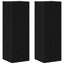 TV-møbelsæt 8 pcs Sort eg 100 x 30 x 30 cm Konstrueret træ