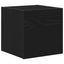 TV-møbelsæt 7 pcs Sort eg 100 x 30 x 30 cm Konstrueret træ