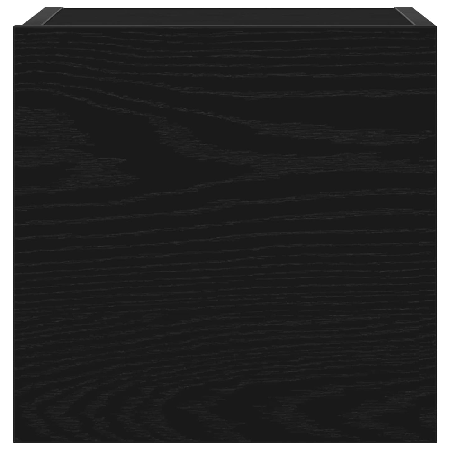 TV-møbelsæt 7 pcs Sort eg 100 x 30 x 30 cm Konstrueret træ