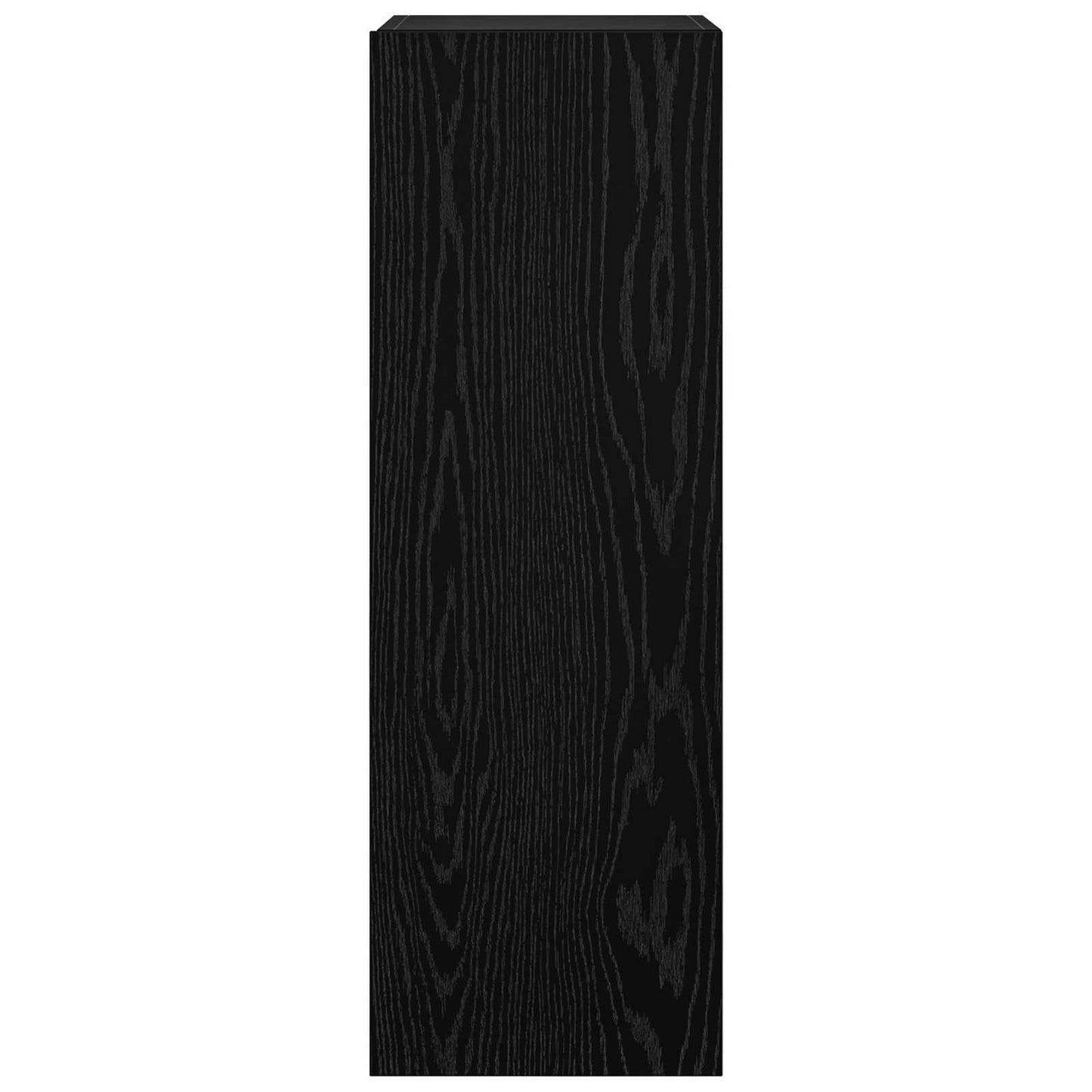 TV-møbelsæt 6 pcs Sort eg 100 x 30 x 30 cm Konstrueret træ