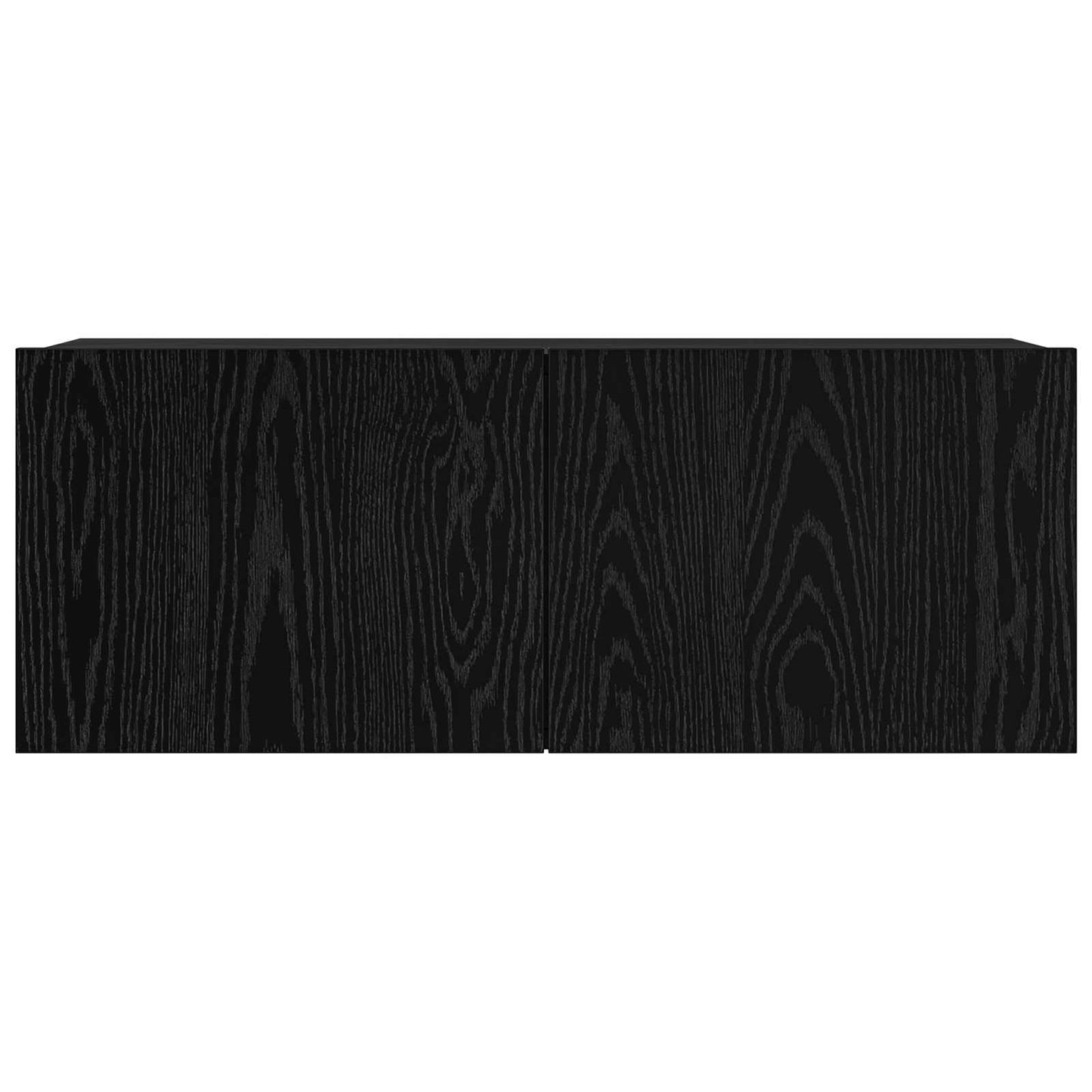 TV-møbelsæt 6 pcs Sort eg 100 x 30 x 30 cm Konstrueret træ