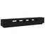 TV-møbelsæt 3 pcs Sort 260 x 35 x 40 cm Konstrueret træ