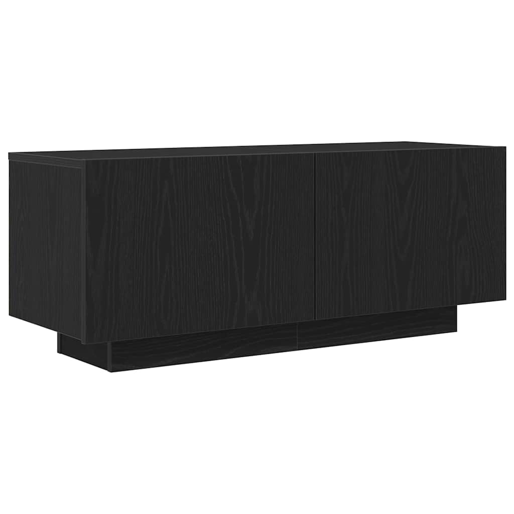 TV-skab Sort eg 100 x 35 x 40 cm Konstrueret træ