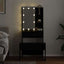 LED Smykkebord Set 2 stk. Sort eg 60 x 40 x 140 cm