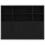 Highboard Sort eg 132 x 35,5 x 103,5 cm Konstrueret træ