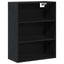 Highboard 2 pcs Sort eg 69,5 x 34 x 180 cm Konstrueret træ