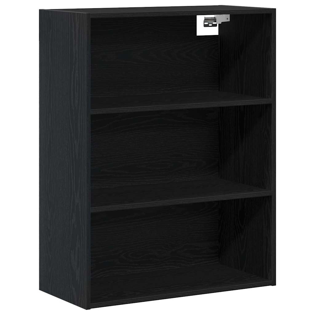 Highboard 2 pcs Sort eg 69,5 x 34 x 180 cm Konstrueret træ
