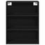 Highboard 2 pcs Sort eg Konstrueret træ