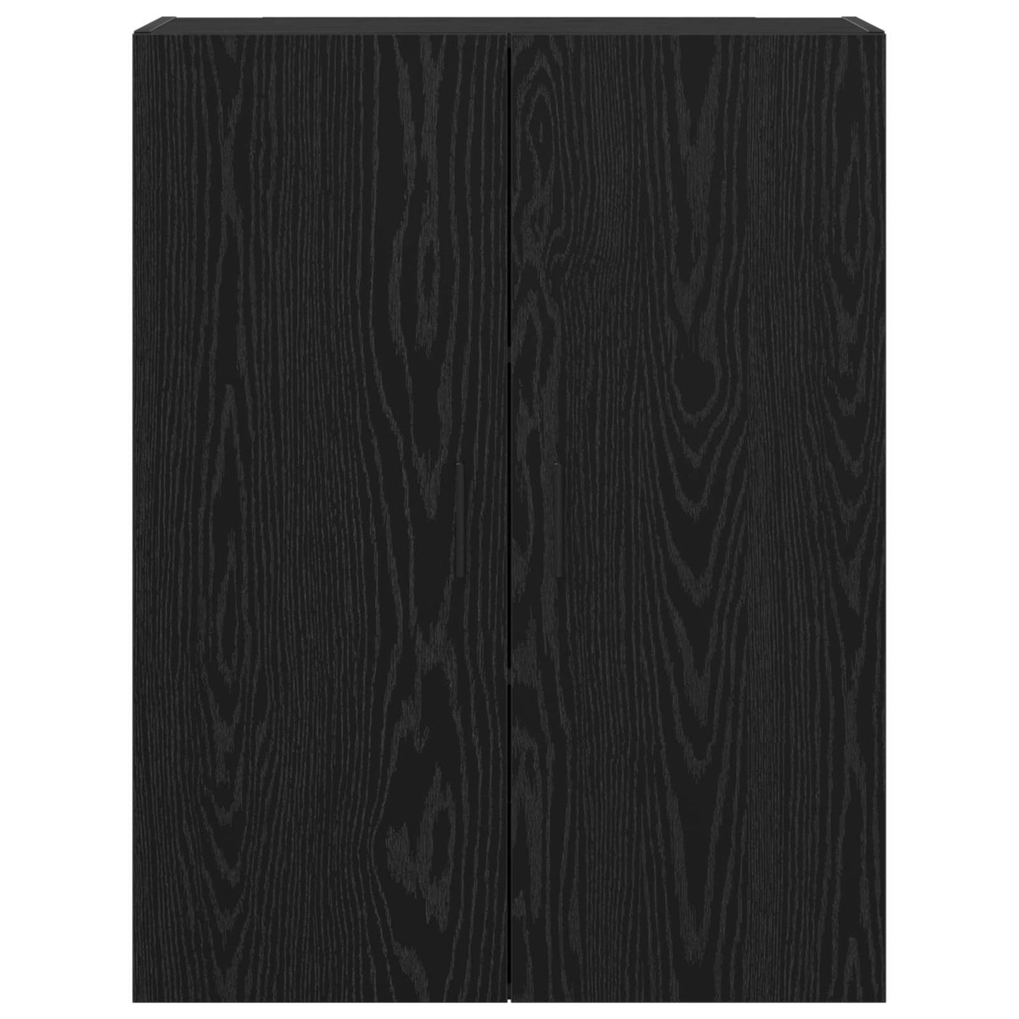 Vægmonteret skab 2 stk. Sort eg 69,5 x 34 x 90 cm