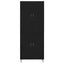 Highboard 2 pcs Sort eg Konstrueret træ og glas