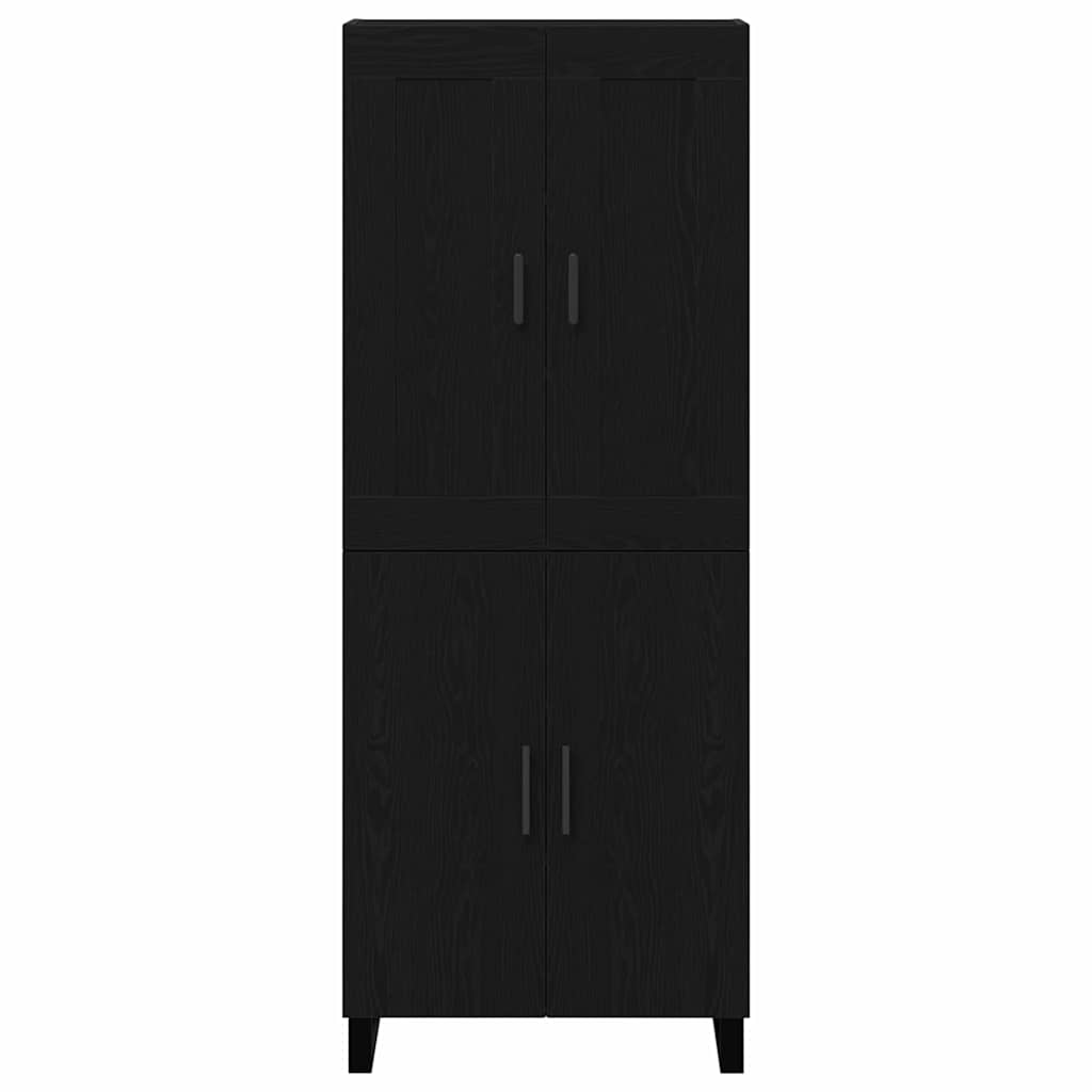 Highboard Sort eg 69,5 x 34 x 180 cm Konstrueret træ