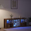 LED Sideboard Gammelt træ 181,5 x 37 x 67 cm Konstrueret træ