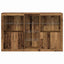 LED Sideboard Gammelt træ 162 x 37 x 100 cm Konstrueret træ