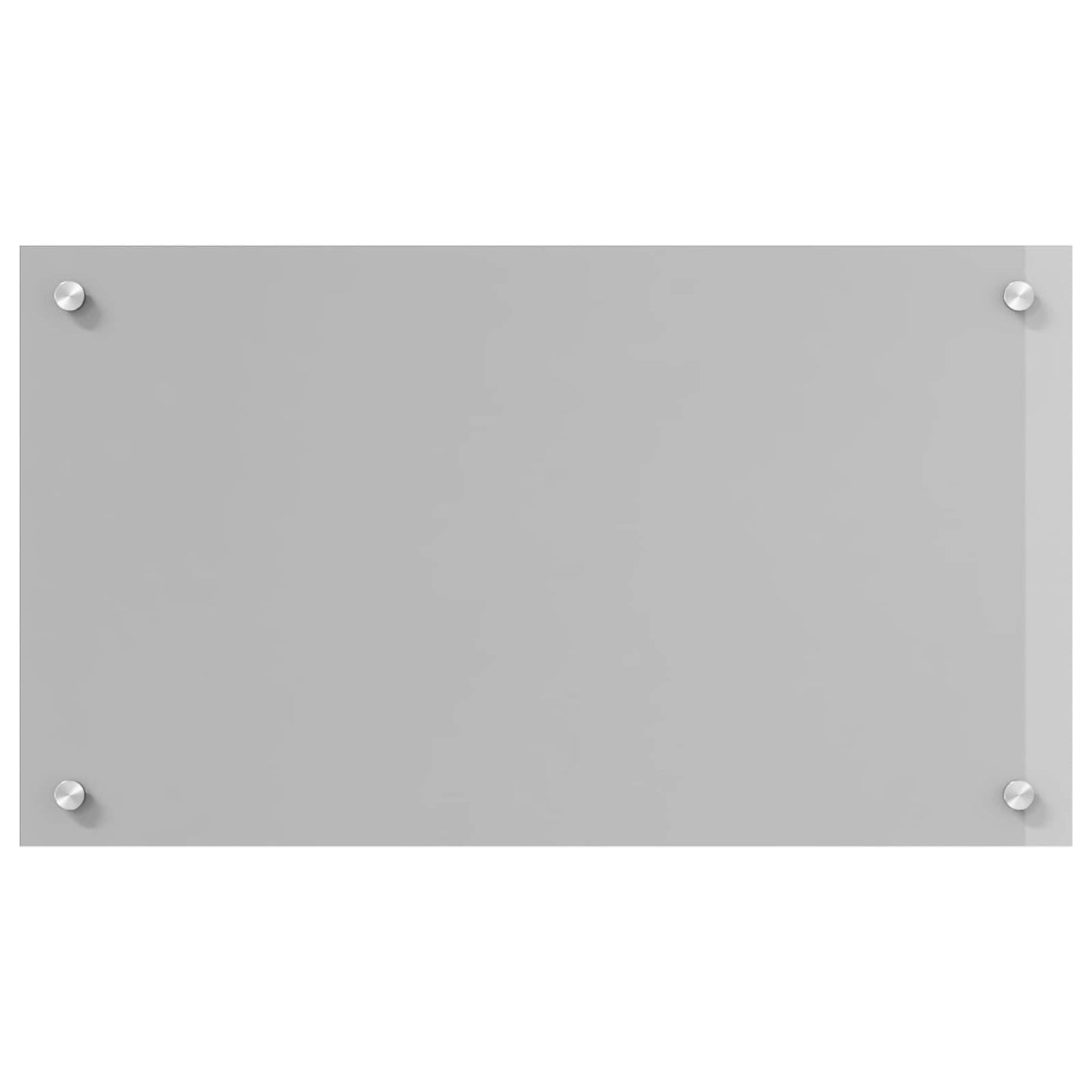 Køkkenbacksplash Lysegrå 70 x 40 cm hærdet glas