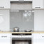 Køkkenbacksplash Lysegrå 70 x 60 cm hærdet glas