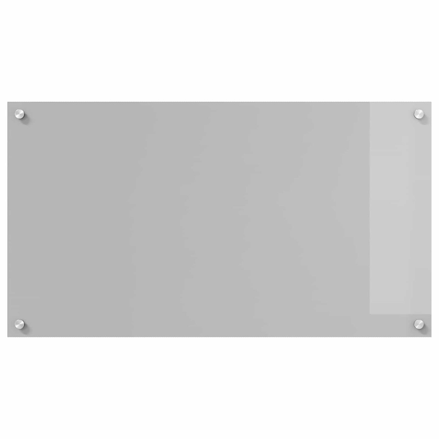 Køkkenbacksplash Lysegrå 90 x 50 cm hærdet glas