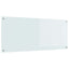 Køkkenbacksplash Hvid 120 x 50 cm hærdet glas