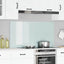 Køkkenbacksplash Hvid 120 x 60 cm hærdet glas