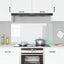 Køkkenbacksplash Hvid 120 x 60 cm hærdet glas