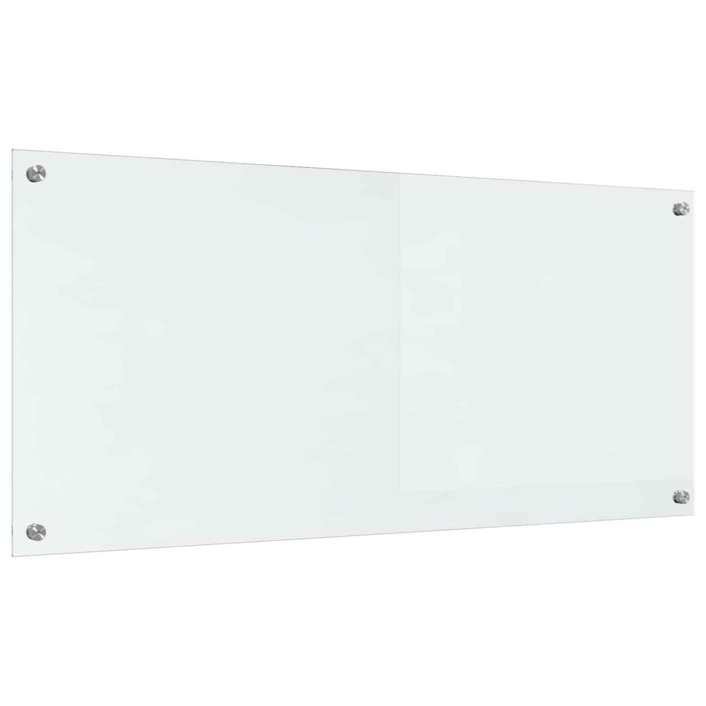 Køkkenbacksplash Transparent 110 x 50 cm hærdet glas