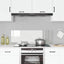 Køkkenbacksplash Transparent 120 x 40 cm hærdet glas