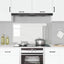 Køkkenbacksplash Transparent 120 x 60 cm hærdet glas
