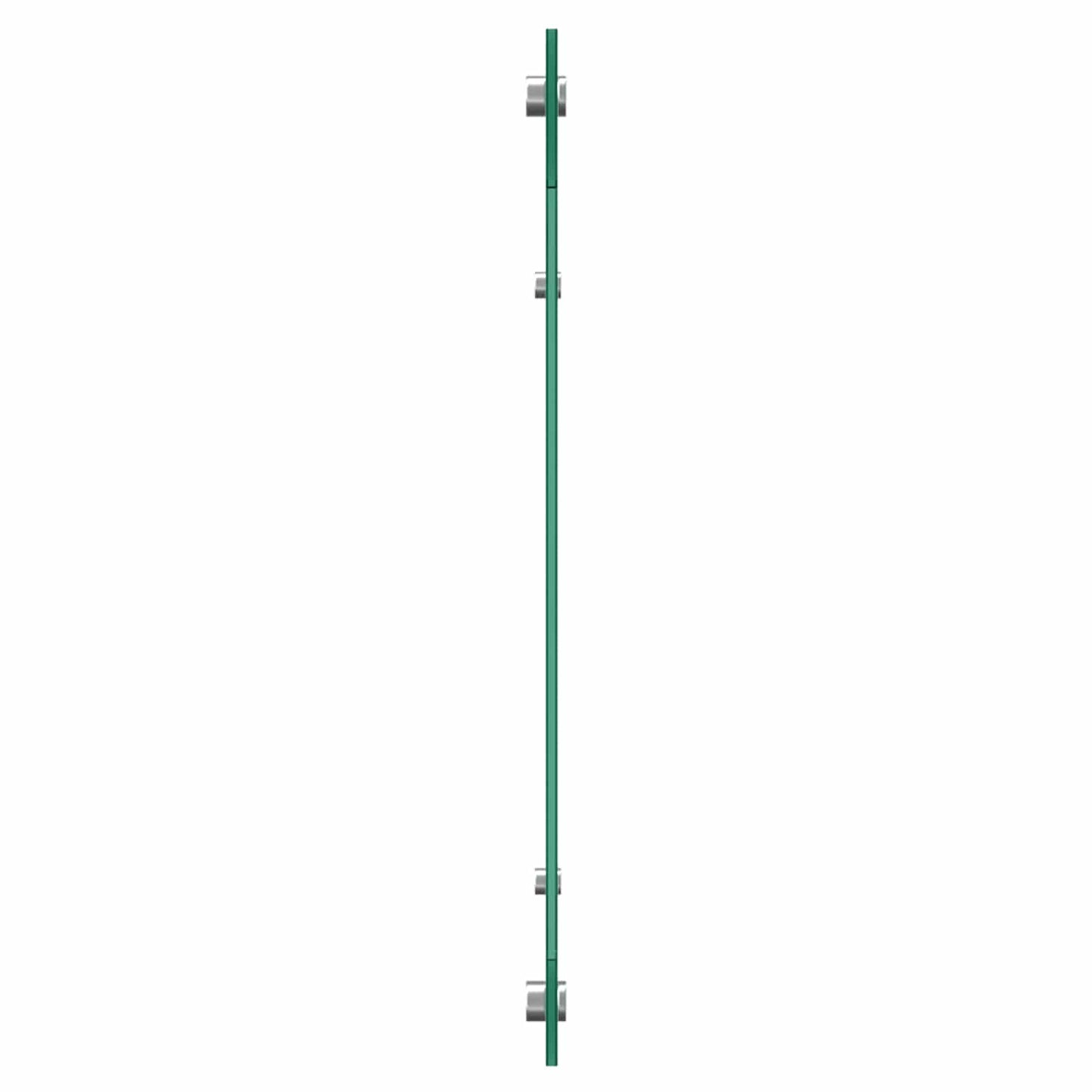 Køkkenbacksplash Sort 120 x 50 cm hærdet glas