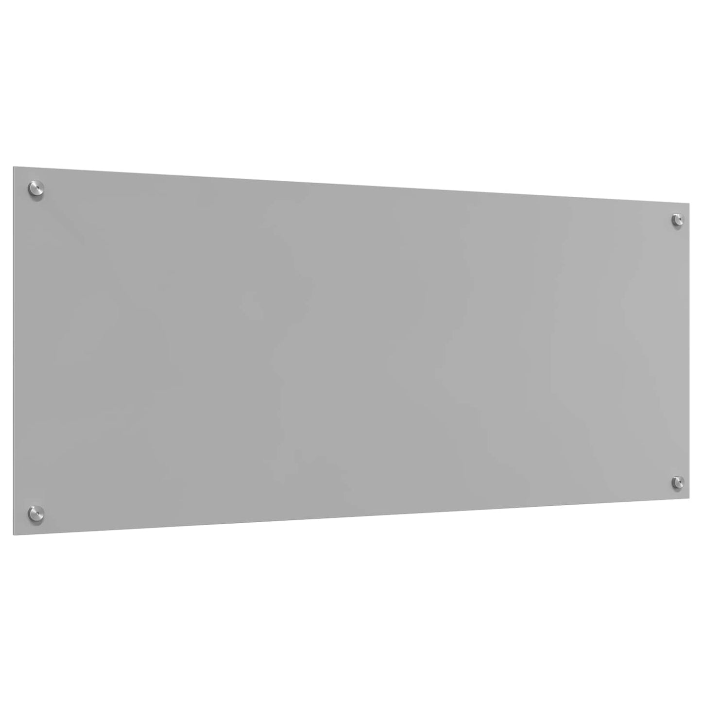 Køkkenbacksplash Lysegrå 120 x 50 cm hærdet glas