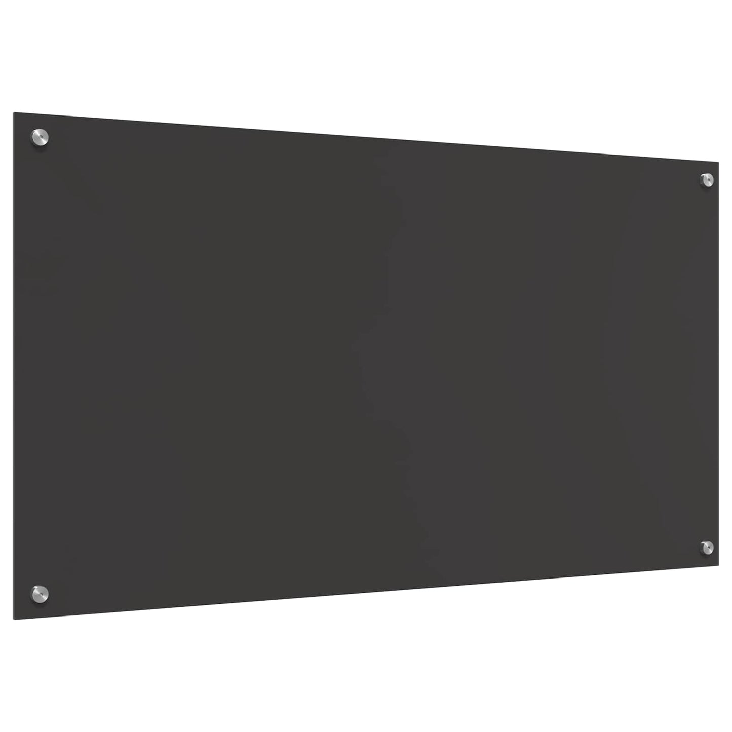 Køkkenbacksplash Mørkegrå 110 x 60 cm hærdet glas