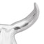 Bull kranium Sølv 34 x 13 x 53 cm Aluminium
