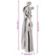Skulptur Sølv 10 x 16 x 49 cm Aluminium