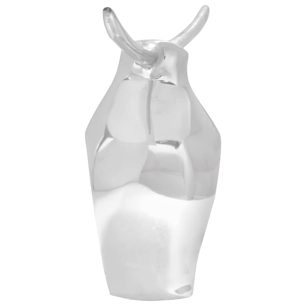 Tyrskulptur Sølv 37 x 44 x 17 cm Aluminium