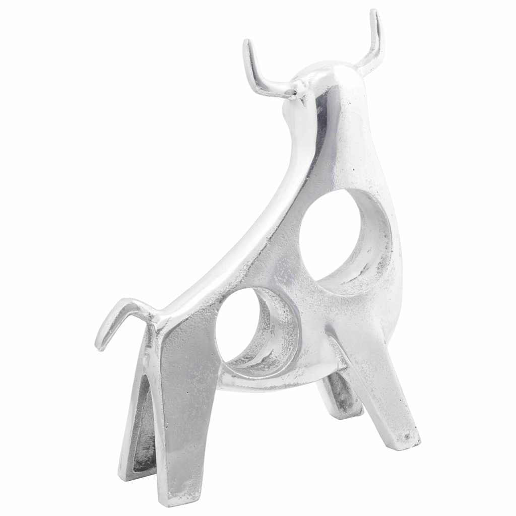 Tyrskulptur Sølv 22 x 9,5 x 34 cm Aluminium
