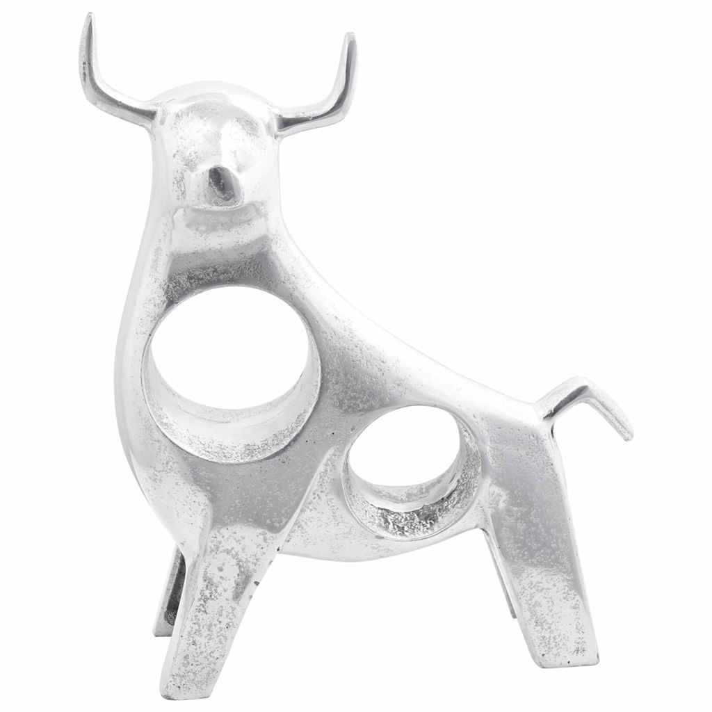 Tyrskulptur Sølv 22 x 9,5 x 34 cm Aluminium