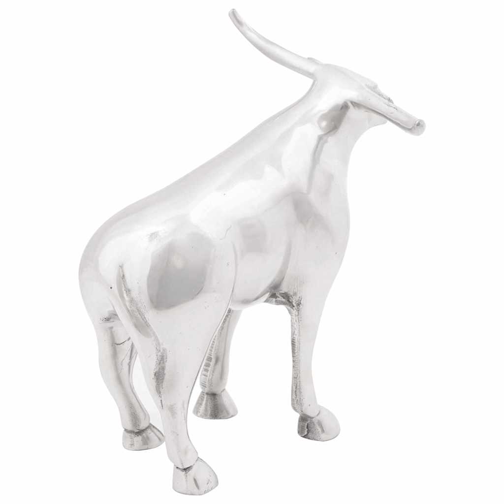 Tyrskulptur Sølv 20 x 17 x 23 cm Aluminium