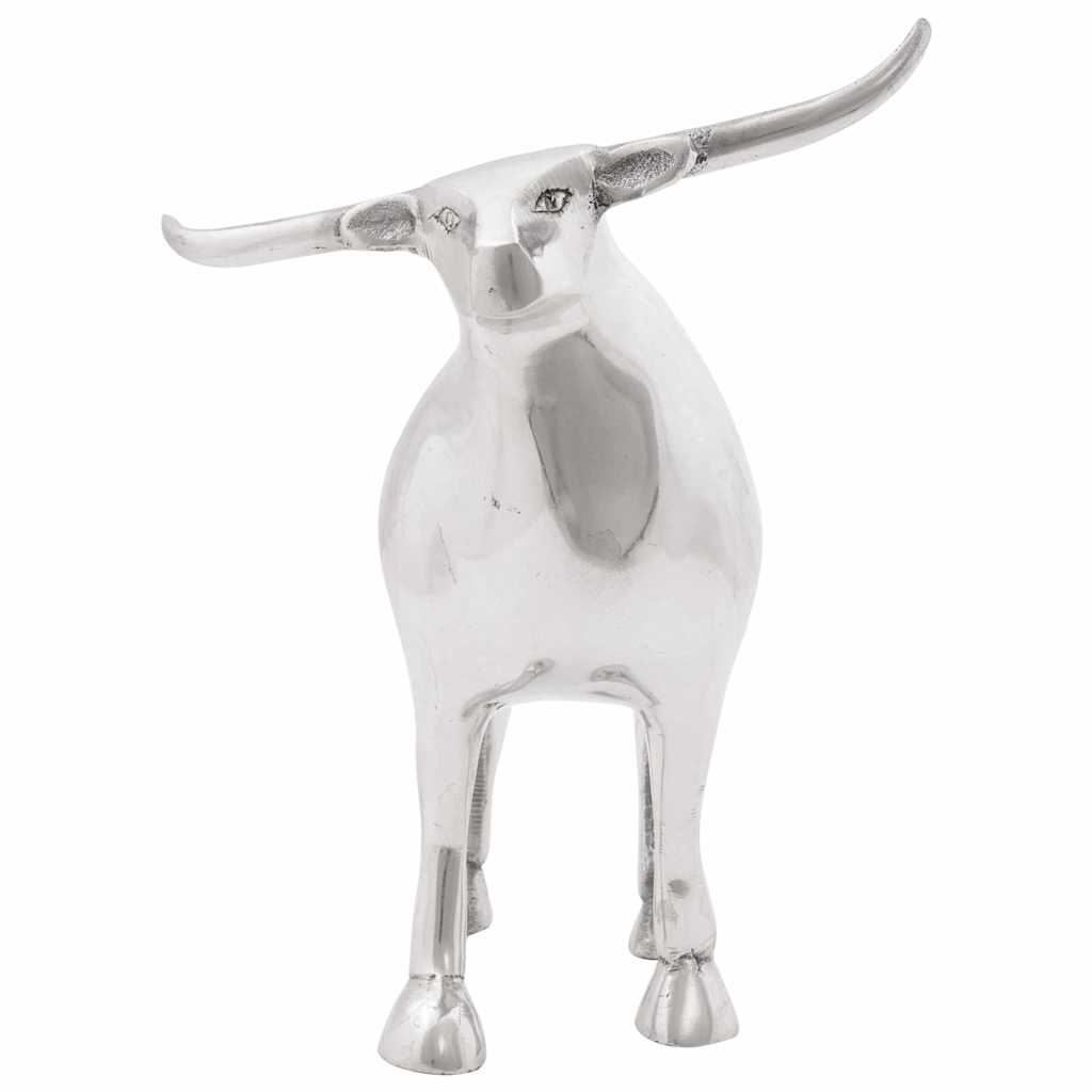 Tyrskulptur Sølv 20 x 17 x 23 cm Aluminium