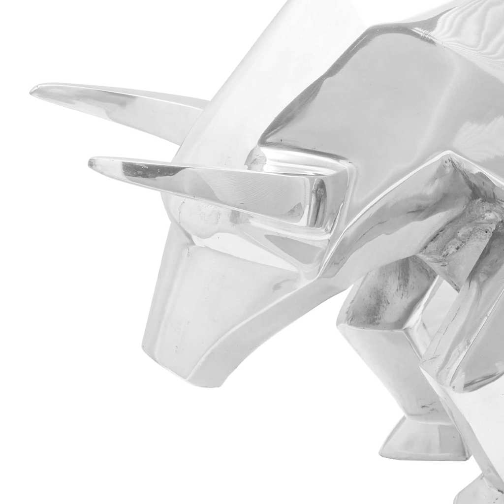 Tyrskulptur Sølv 74 x 23 x 30 cm Aluminium