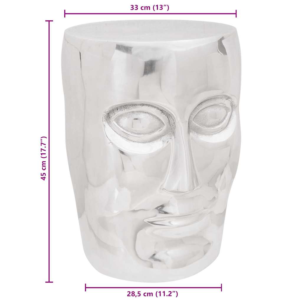 Taburet Sølv Aluminium