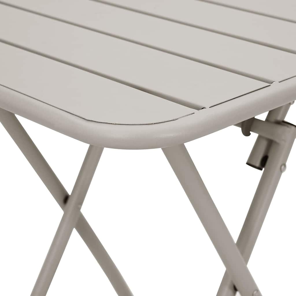 Bistrobord Beige 55 x 55 x 72,5 cm Pulverlakeret stål